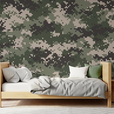 Tapeta Tapeta Leśny kamuflaż