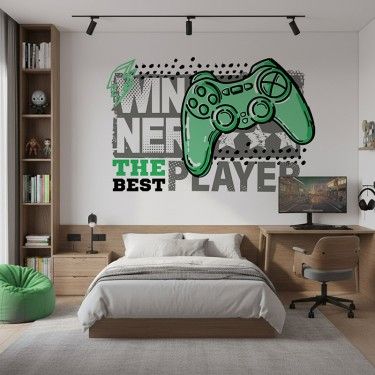 Tapeta Zielony pad gracza
