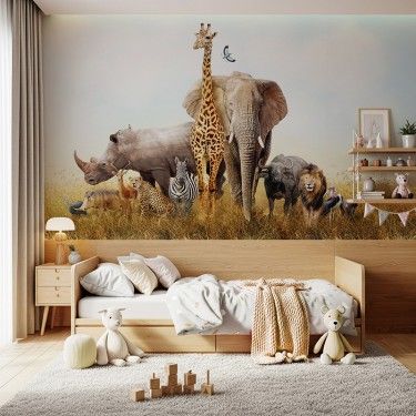 Tapeta Zwierzęta Safari